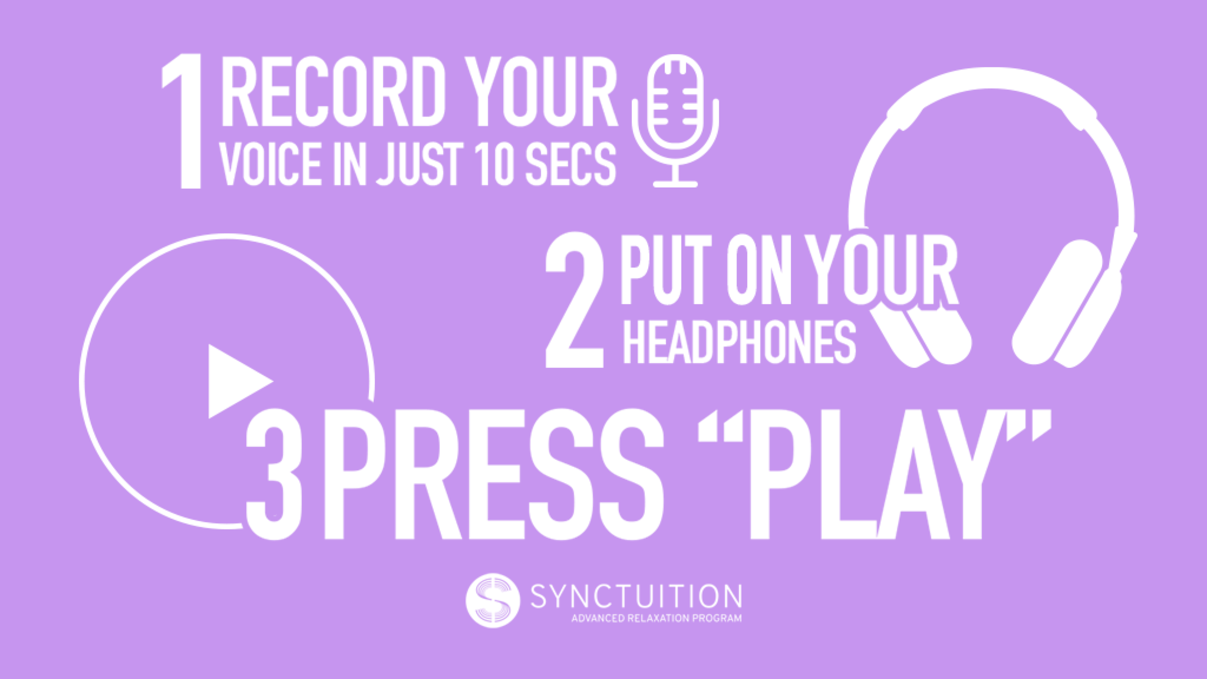 3 steps to use the Synctuition app