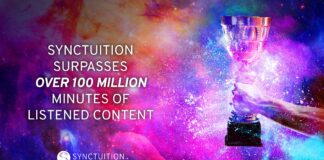 Synctuition’s sound journey suprass 100 million views.