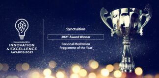 Synctuition wins personal meditation program of the year 2021.
